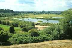 Watermead Park Nature Reserve, Leicester,created from a former sand and gravel extraction site.