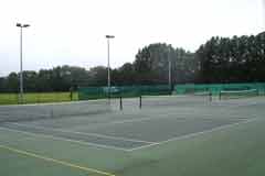 Tennis courts, Fleming Park Leisure Centre (Image courtesy of Eastleigh Borough Council)